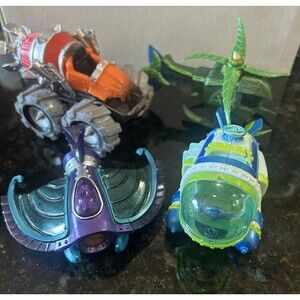 Skylanders Vehicle Lot of 4 Thump Truck Stealth Stinger Sea Shadow Dive Bomber